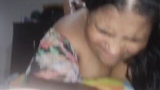 My neighbor comes to ask for help and ends up comforting me to the point where he ends up fucking my ass until he leaves it all covered in milk.