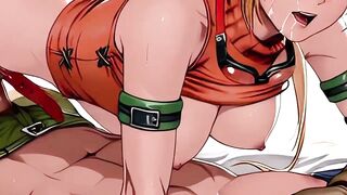 Rikku Anal Double/Triple Penetration Gangbang Group Sex Party at Public [AI Porn]
