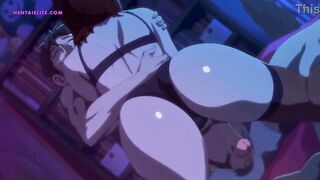 Hentai Anime - Best friends try the triple penetration for the first time