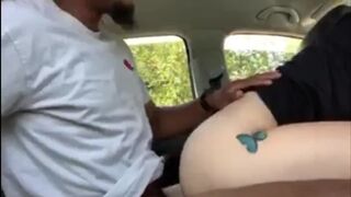Good Pussy In The Car. We got Caught!