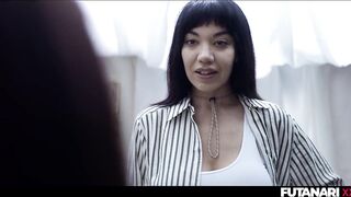 Hot Milf Little Puck Fucked by Futa Trans Teen - Horny 18 Years Old Girl Grows Magic Cock Shemale Creampie