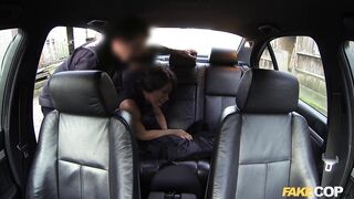 Cop Fucks Ebony in her BLACK ASS and then Cums on her Pretty Black Face - Fake Cop