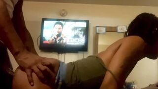 Sliim twerks on her stepdads Bbc before her mom gets home