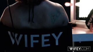 WIFEY Married MILF Queen Mirage Takes A Huge BBC While Hubby Cheers On