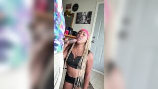 Family drama I walk to my stepsister on FaceTime Joi call I ask for a blowjob