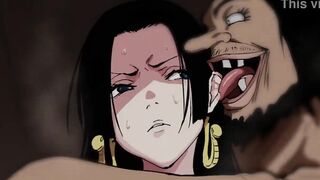 Boa Hancock captured by Black Beard