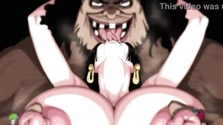 Boa Hancock captured by Black Beard