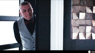 Time Stop Freeuse Roleplay - Hotel Staff Freeze Fucks Blonde Guest Fanta Sie and Sucks Her Tits