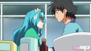 Hentai Uncensored - My girlfriend's stepsister gives me a handjob in the bathroom