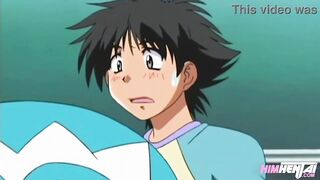 Hentai Uncensored - My girlfriend's stepsister gives me a handjob in the bathroom