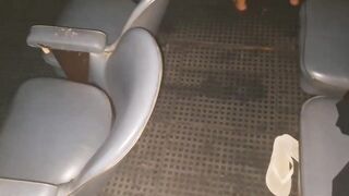 Wife in porn cinema with strangers gets cumshots!