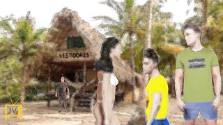 At the Nude Beach with my family