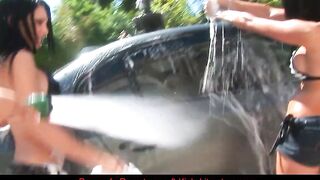 3 Brunettes Fuck Each Other's Ass Holes With Toys