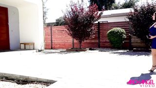 Angela White anally riding strapon cock