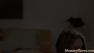 Lingerie loving stepmom pleasures stepteen 