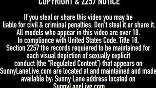 Beauty Sunny Lane Is Pussy Massaged By Vicky Vette!