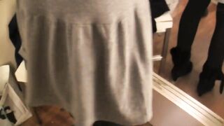 Lesbian Strap On Sex In Mall Changing Room