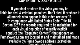 Lesbos Puma Swede & Ariella Ferrera Dildo Fuck & Lick Pussy!