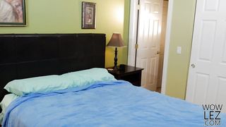 Cheer squad members - Lucie Cline and Whitney Wright