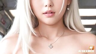 Fucking step sis blonde in the room - Anal sex and small pussy and ass - Virtual Sex [AI generated]