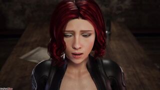 Black Widow double penetration