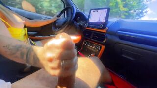 Mysterious Uber Driver Jerks Off During Ride