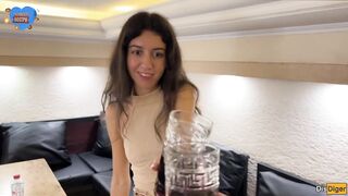 Called a prostitute to the sauna and the ex-wife arrived - Anal and Swallowing Cum