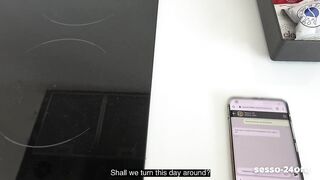 ITALIAN 147 cm MIDGET gets MY DICK (Italian Porn) - SESSO-24ORE