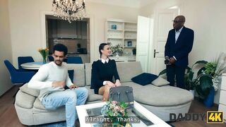 DADDY4K. WEDNESDAY couldn't handle herself from CHEATING on her BF and sucking BIG BLACK COCK