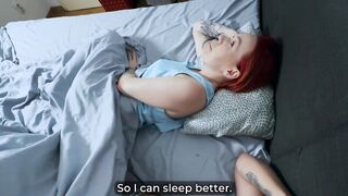 Step Mom & Step Son Share Bed, in Hotel Room, She Jerks Him Off and Rides His Cock in Shameful Pleasure