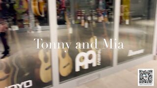 Fuck in Cinema with perfect boobs girl - Tonny and Mia