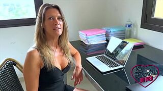 Milena, sexy milf, loves big cocks