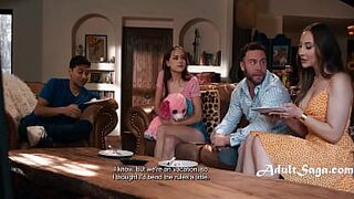 On Vacation step dad & step mom Reveal The secret.. That we All Need To Fuck now!!