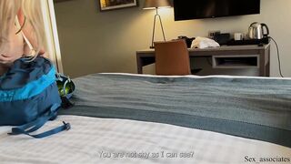 Hot Stepmom And StepSon Share a Bed In A Hotel