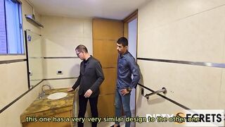 I FUCKED BY AN EMPLOYEE WHO PRETENDS TO BE THE OWNER OF A HOTEL AND WE DISCOVER HIM WITH THE OWNERS