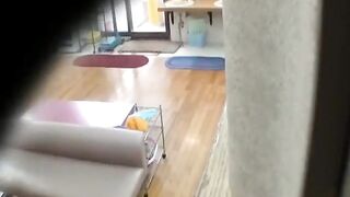 Cute girl spied when she pissed