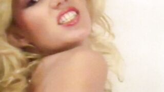 THE MODEL - vintage blonde lingerie lesbians