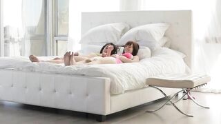 Cute Lesbians Play with each other and Orgasm