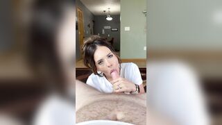 Blowing my stepson so he will go to the gym with me