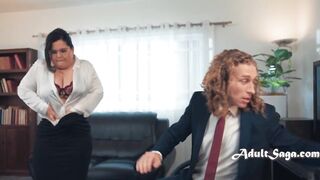 Wife Indulges In Husbands Chubby Office Affairs - Michael Vegas, Karla Lane, Sarah Arabic