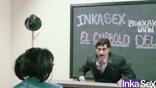 Kikin and Doña Rosinda commit the darkest sin at the Chibolo 18 school.