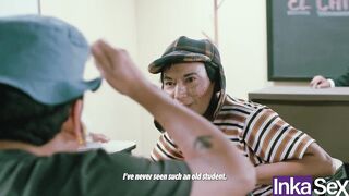 Kikin and Doña Rosinda commit the darkest sin at the Chibolo 18 school.