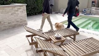 French MILF fucked by 2 workers - double facial!