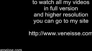 veneisse lesbian deep double fisting & giant dildo