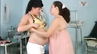 SEXY PREGNANT LESBIAN WOMEN HAVE A FUN