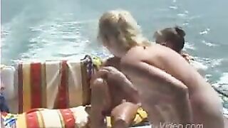 mature lesbians on a boat