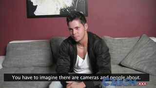 Czech MILF agents tight pussy causes premature problems