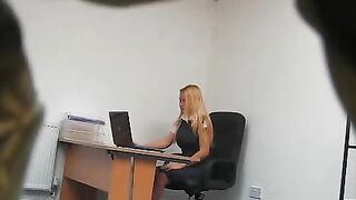 Lesbian Secretaries During the Lunch Time (Hidden Cam Fake)