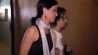 Lesbian kinky session of a polyamorous couple