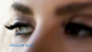 Text message interrupts hot lesbian sex